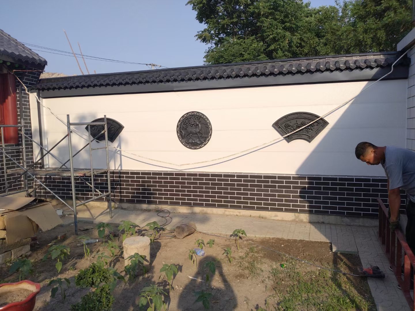 北京某自建房金属雕花板项目-金属雕花板-爱吉姆建材