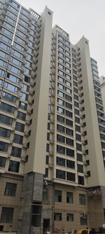 陕西咸阳某小区电梯井项目-金属雕花板-爱吉姆建材