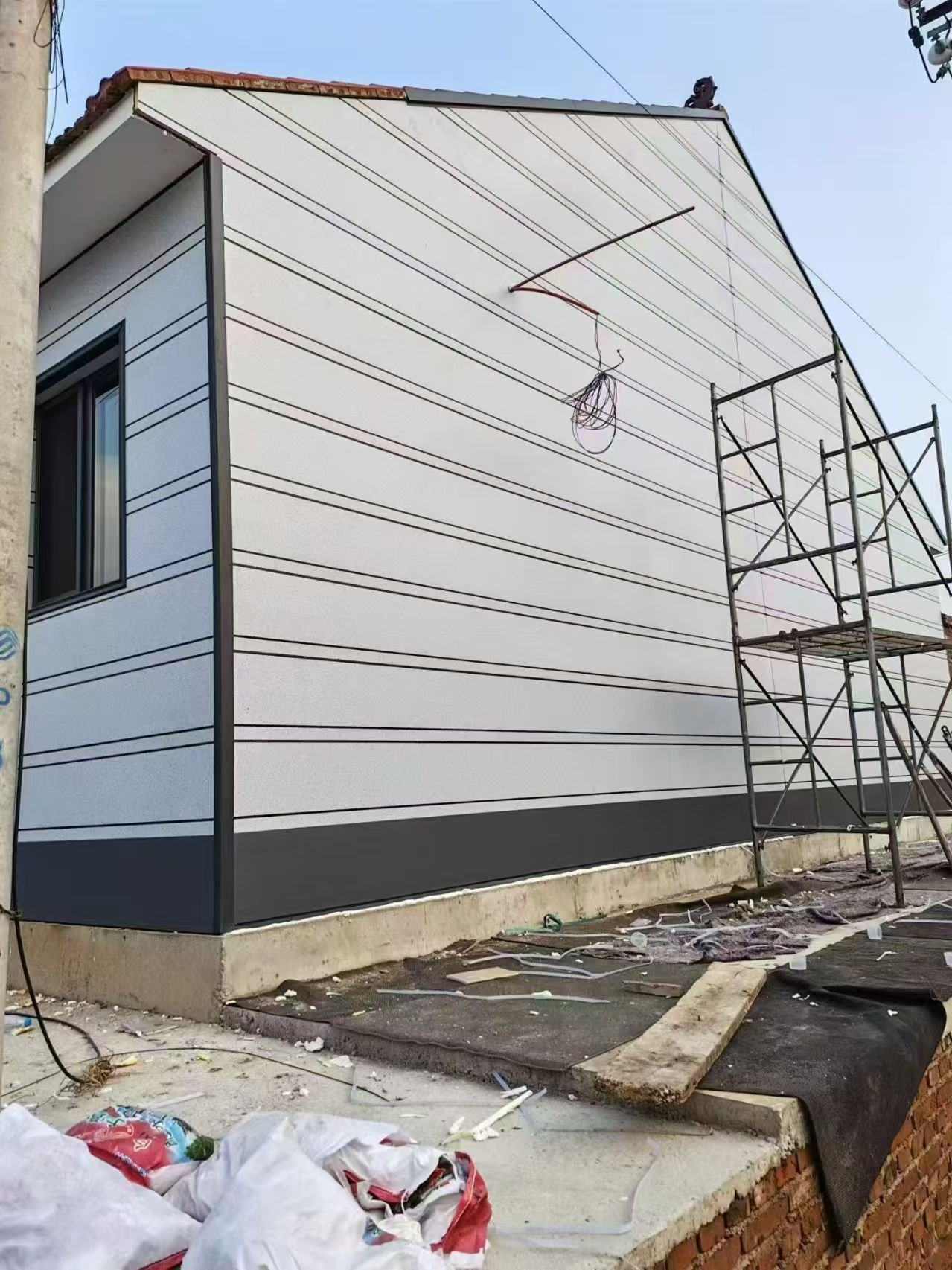 天津静海某自建房项目-金属雕花板-爱吉姆建材