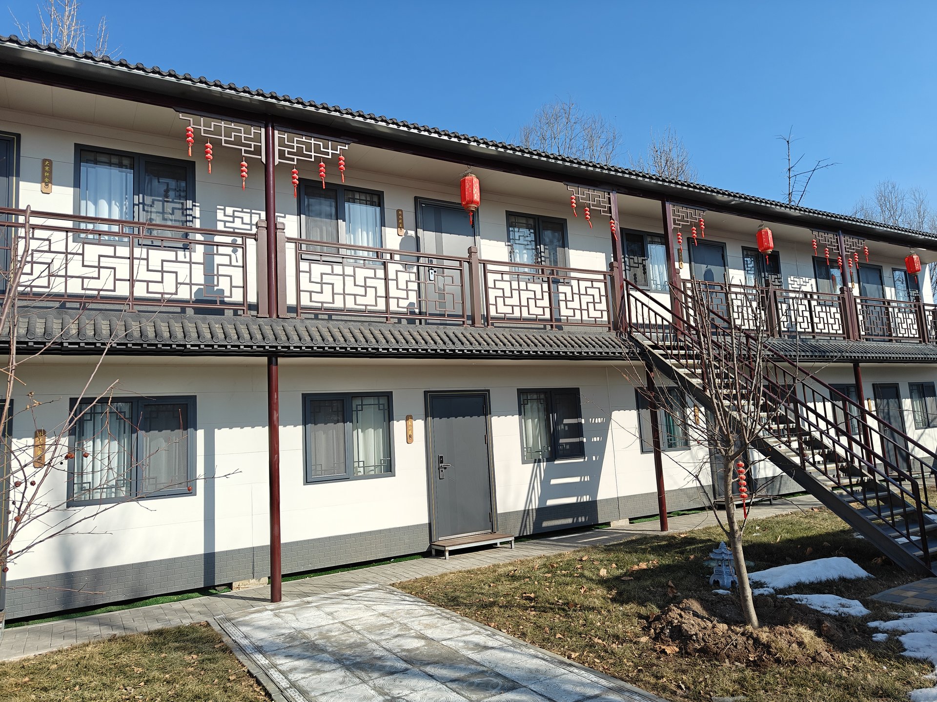 天津静海崇泰庄园外墙项目-金属雕花板-爱吉姆建材