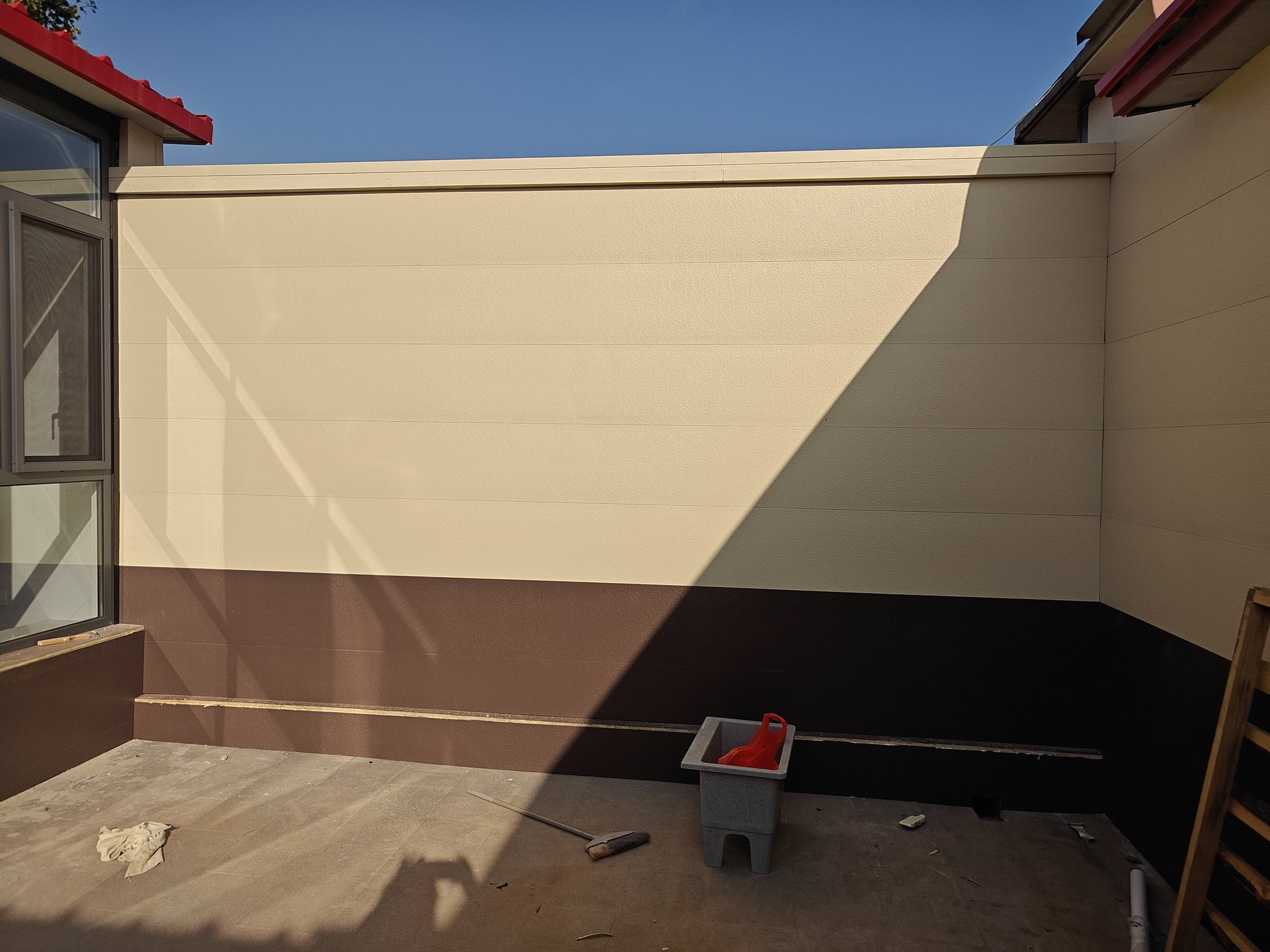 天津静海某自建房内墙保温项目-内墙保温装饰一体板-爱吉姆建材