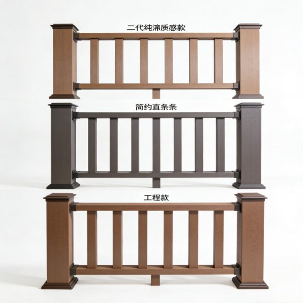 木塑护栏_3_天津建材厂家_户外防腐围栏